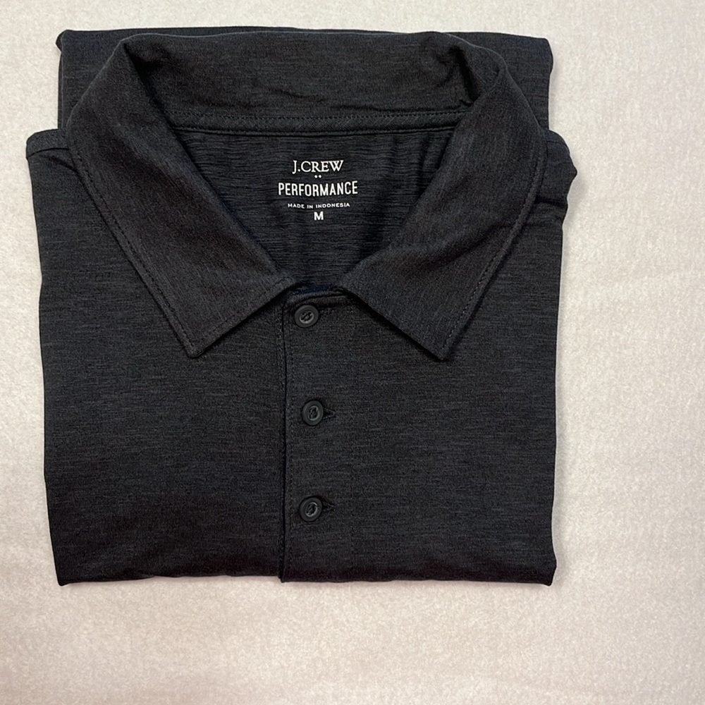 Men's J. Crew Polo Shirts -Two - 1-Grey and 1-Green - Picture 4 of 7
